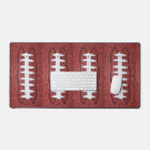 サッカーファンプレイヤーのチームメイトのコーチフォトギフトアイディア デスクマット (キーボード&マウス)