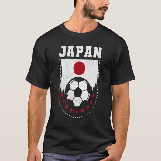 サッカーファン国旗 Tシャツ (正面)