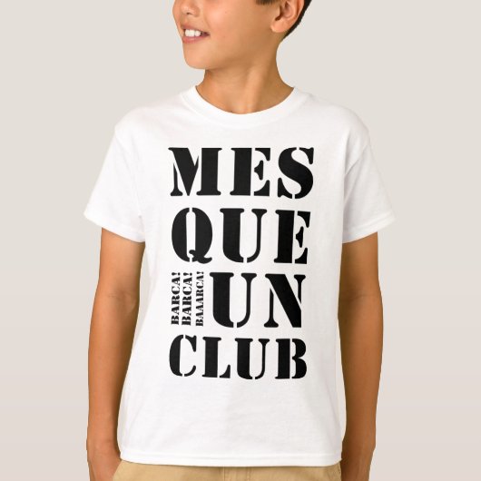 サッカーファン必見 バルセロナFC Tシャツ デザイン (正面)