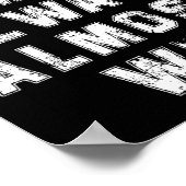 サッカーファン愛好家おもしろいレトロ私たちはほぼ常 ポスター (角)