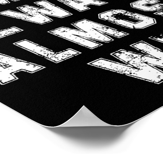 サッカーファン愛好家おもしろいレトロ私たちはほぼ常 ポスター (角)