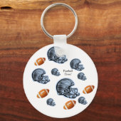 サッカーファン愛好家キーチェーン! キーホルダー (正面)