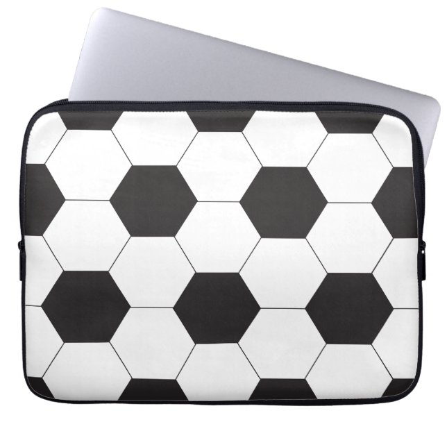 サッカーファン新学期 ラップトップスリーブ (正面)
