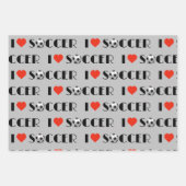 サッカーファン用19インチx 29インチラッピング紙シート ラッピングペーパーシート (正面2)