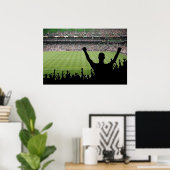 サッカーファン競技場ポスター ポスター (ホームオフィス)