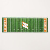 サッカーファン|カカスタムラーモノグラムオレンジ ヨガマット (正面(横))