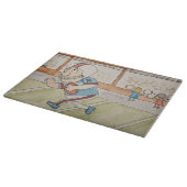 サッカーファン カッティングボード (角)