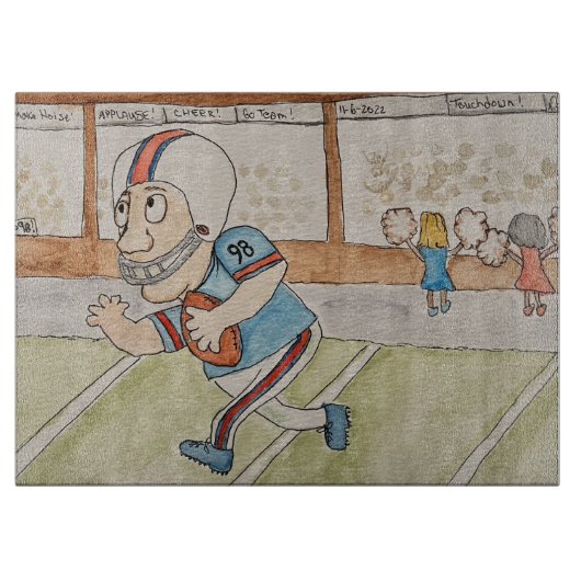 サッカーファン カッティングボード (正面)