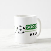 サッカーファン コーヒーマグカップ (正面右)