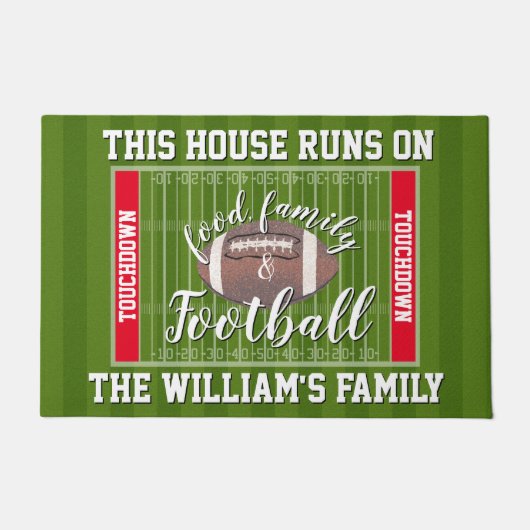 サッカーファン ドアマット (正面)