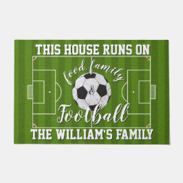 サッカーファン ドアマット