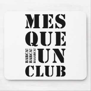 サッカーファン バルセロナFC Tシャツ デザイン マウスパッド