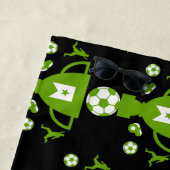 サッカーファン ビーチタオル (インサイチュ)