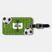 サッカーファン ラゲッジタグ (正面横)