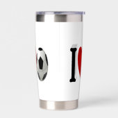 サッカーファン 保温保冷タンブラー (左面)