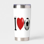 サッカーファン 保温保冷タンブラー (正面)