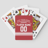 サッカーファン(名前をカスタムするとナンバーズ) トランプ (裏面)