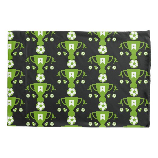 サッカーファン 枕カバー (裏面-左)