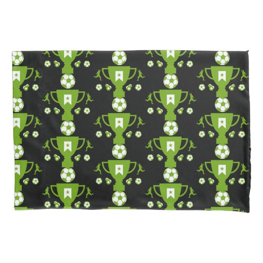 サッカーファン 枕カバー (正面左)