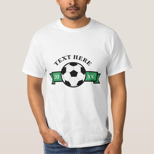 サッカーファンTシャツを繕う Tシャツ (正面)