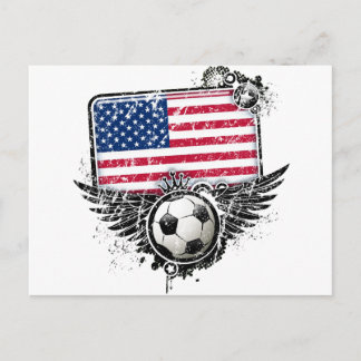 サッカーファンUSA ポストカード