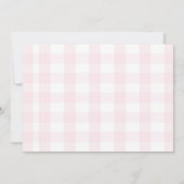 サッカーファーストイヤーガール1歳誕生日写真 招待状 (裏面)