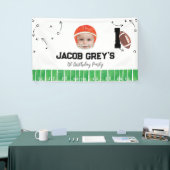 サッカーファーストイヤーダウン1歳誕生日パーティーバナー 横断幕 (トレードショー)