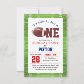 サッカーファースト誕生日 招待状 (正面)