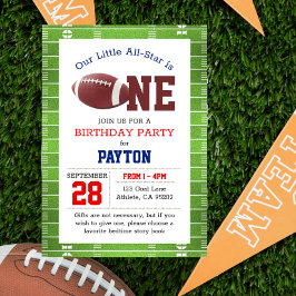 サッカーファースト誕生日 招待状