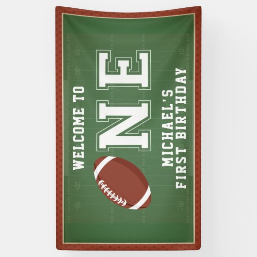 サッカーファースト誕生日 横断幕 (縦)