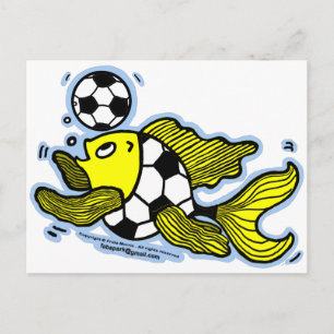 サッカーフィッシュサッカー ポストカード
