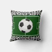 サッカーフィールドとボール クッション (裏面)