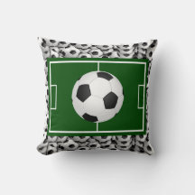 サッカーフィールドとボール