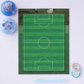 サッカーフィールドのチラシ チラシ (シングル)