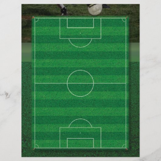 サッカーフィールドのレターヘッド (正面)