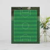 サッカーフィールドのレターヘッド (スタンド正面)