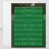 サッカーフィールドのレターヘッド (正面/裏面)