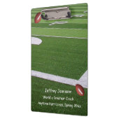 サッカーフィールドもっとも偉大、コーチーありがとう クリップボード (左)