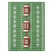 サッカーフィールドアンドボールデザインテーブルクロス テーブルクロス (正面)