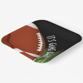 サッカーフィールドゲームデイスクエア ペーパープレート (傾斜あり)