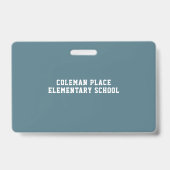 サッカーフィールドサッカーコーチジムクラスホールパス バッジ (Back)