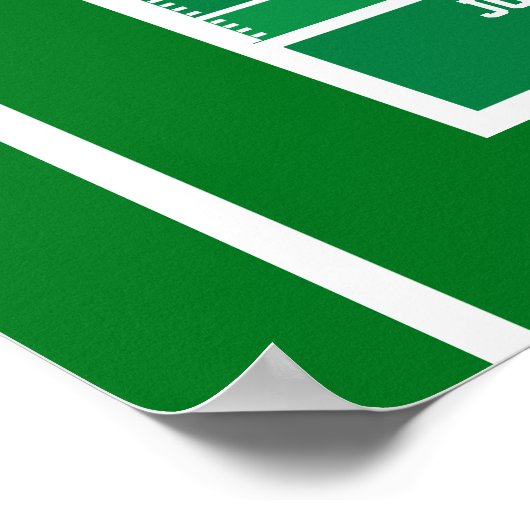 サッカーフィールドプレーヤーヘルメット名 |いいえ |学校 ポスター (角)