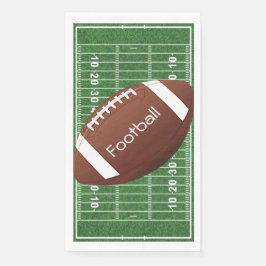 サッカーフィールドボールデザインゲストタオルナプキン