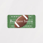 サッカーフィールドボールデザイン名タグ ラベル (デザイン1)