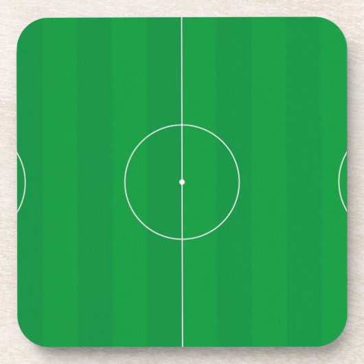 サッカーフィールド – フットボール コースター (正面)