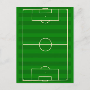 サッカーフィールド ポストカード