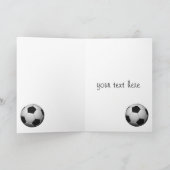 サッカーフォトカード カード (内部)