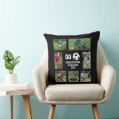 サッカーフォトコラージチーム名 クッション (椅子)