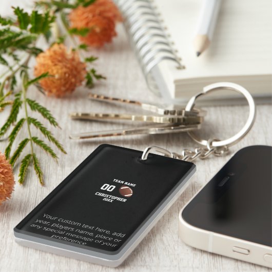 サッカーフォトコラージースポーツ キーホルダー (正面右)