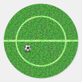 サッカーフットボールのフィールドボール – ステッカー